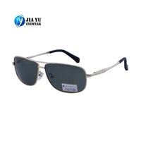 Name Brand Wholesale Fashionable Classic Retro Polarized Metal Square Sunglasses for Men